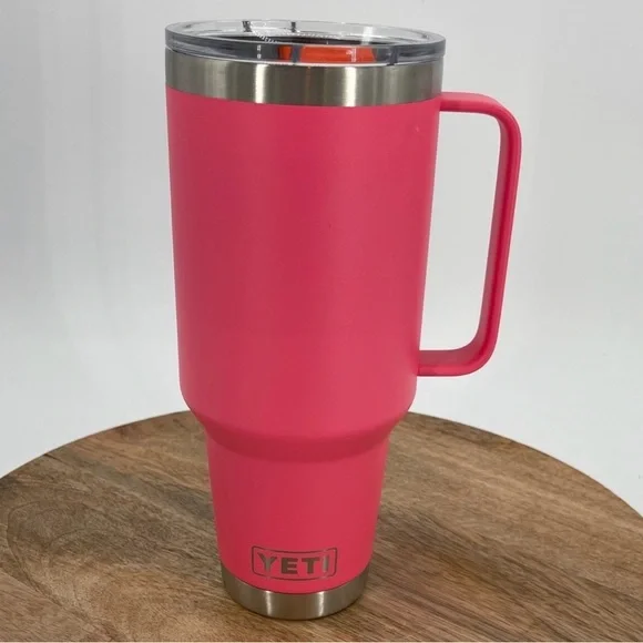 YETI Rambler (Hot Pink) 35oz🥤with Straw / NEW! - Picture 4 of 5